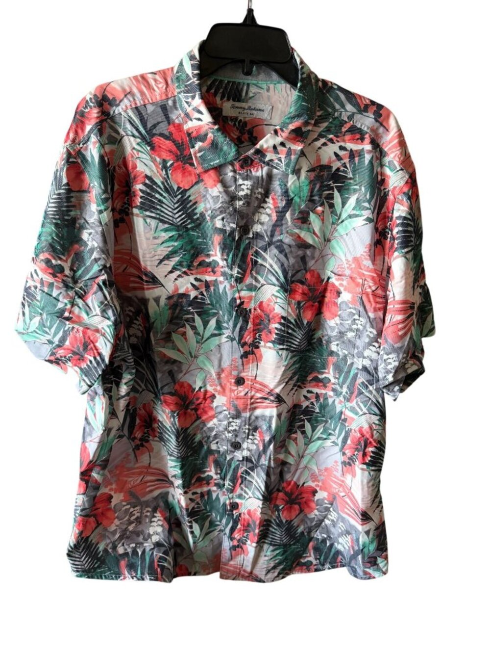 Tommy Bahama Shirt Mens XL Mojito Bay Electric Bloom